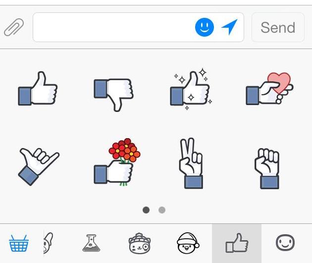 facebook Like Stickers